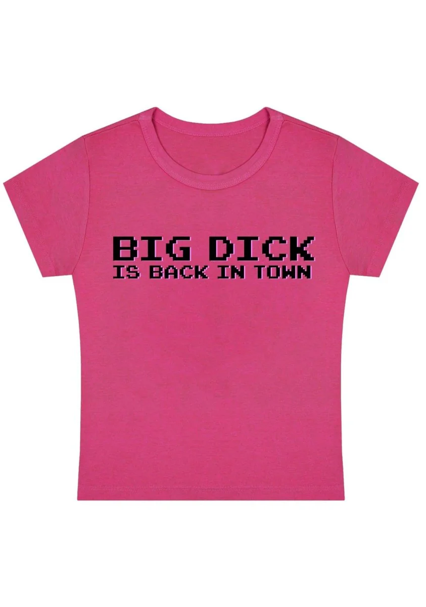 Big Is Back In Town Y2k Baby Tee - Image 7