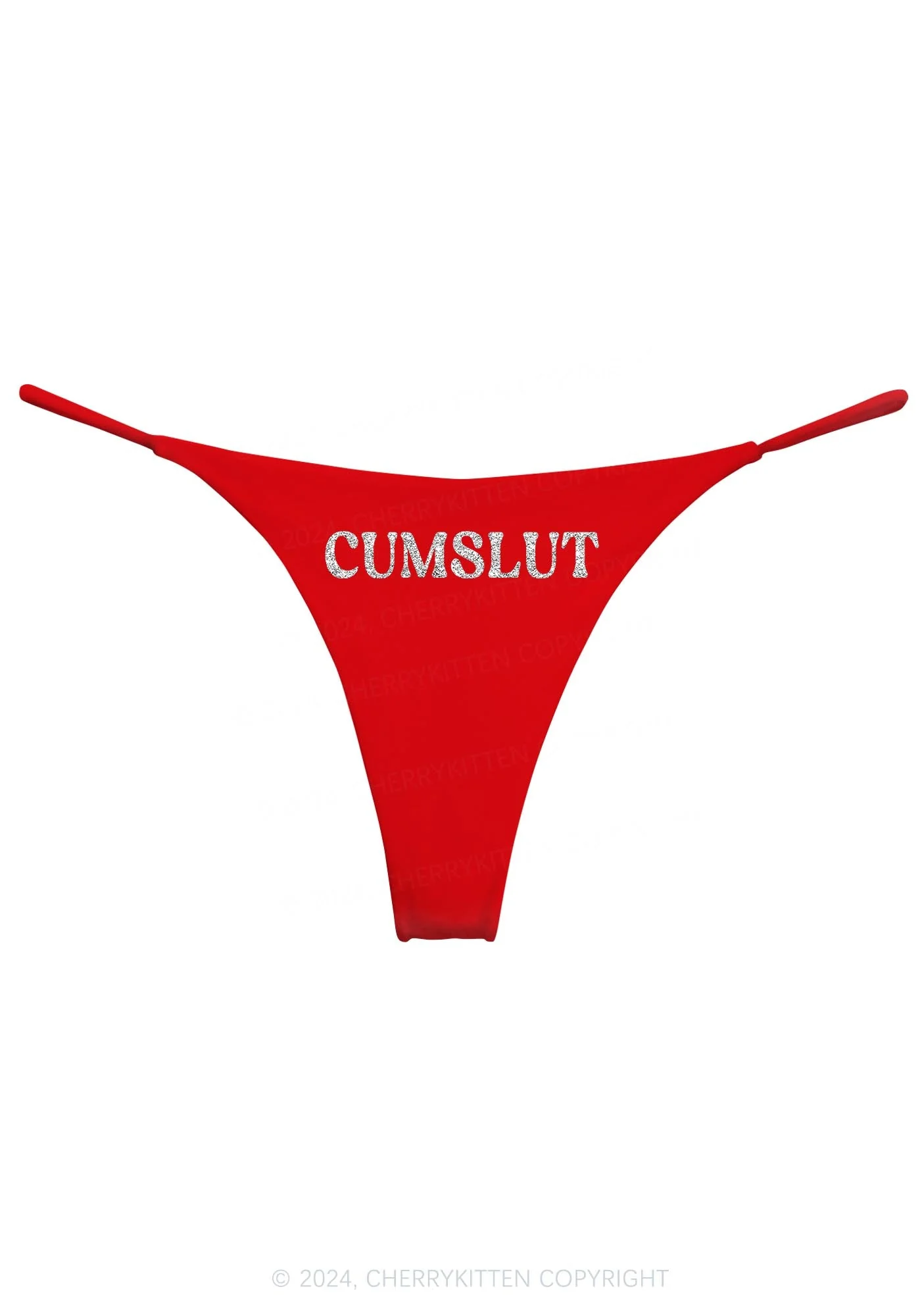 Glitter Comeslut Y2K Bikini String Thong Cherrykitten - Image 7